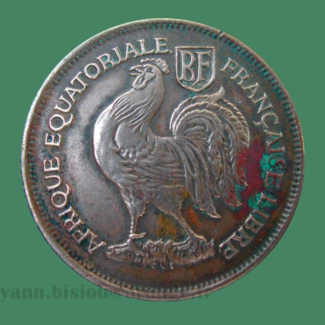 Afrique Equatoriale Française - 1 Franc 1943 - French Equatorial Africa