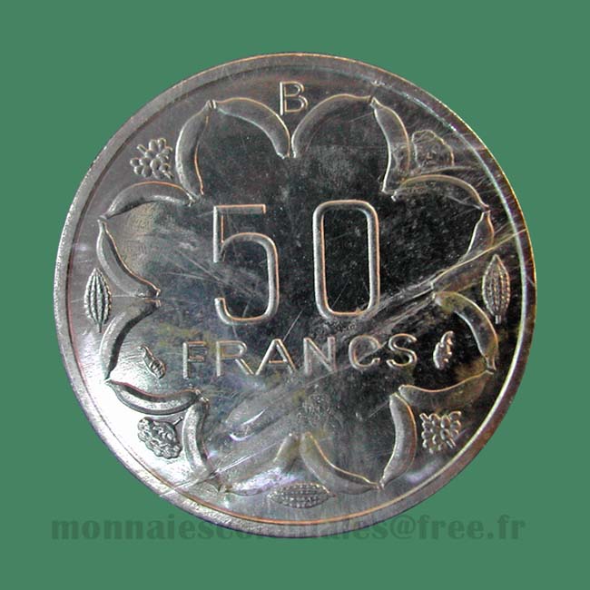 BEAC Afrique Équatoriale - 50 Francs 1976 B (Centrafrique)- Essai French Equatorial Africa Centrafrica