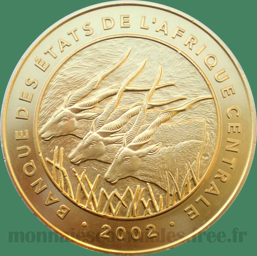 Médaille commémorative de la BEAC 2002