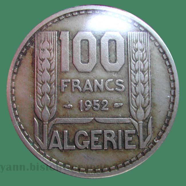 Algérie 100 Francs 1952 - Algeria
