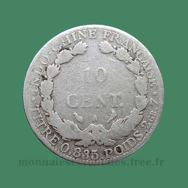 Indochine 10 cents 1898 Indochina Indo China
