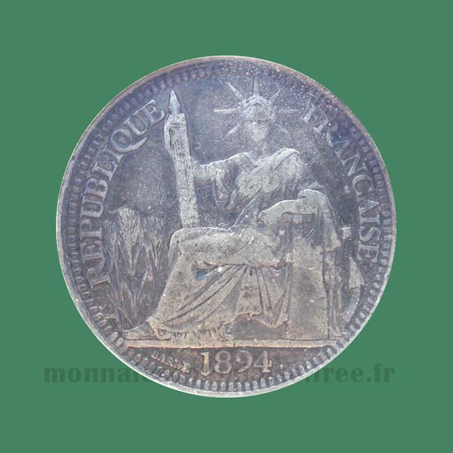 Indochine 10 cents 1894 Indochina Indo China