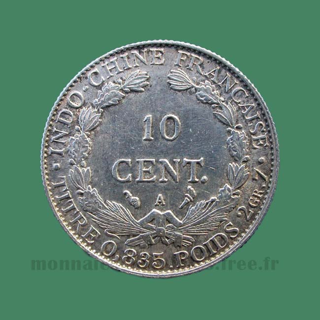 indochine 10 cents 1919 indo china