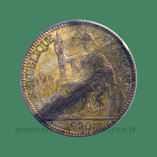 Indochine 10 cents 1920 San Francisco - French Indo China coin