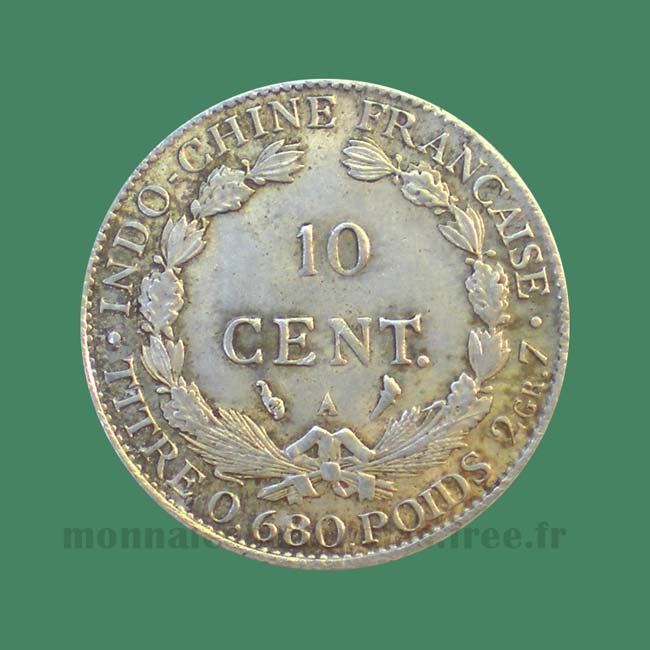 Indochine 10 cents 1921 - French Indo China coin