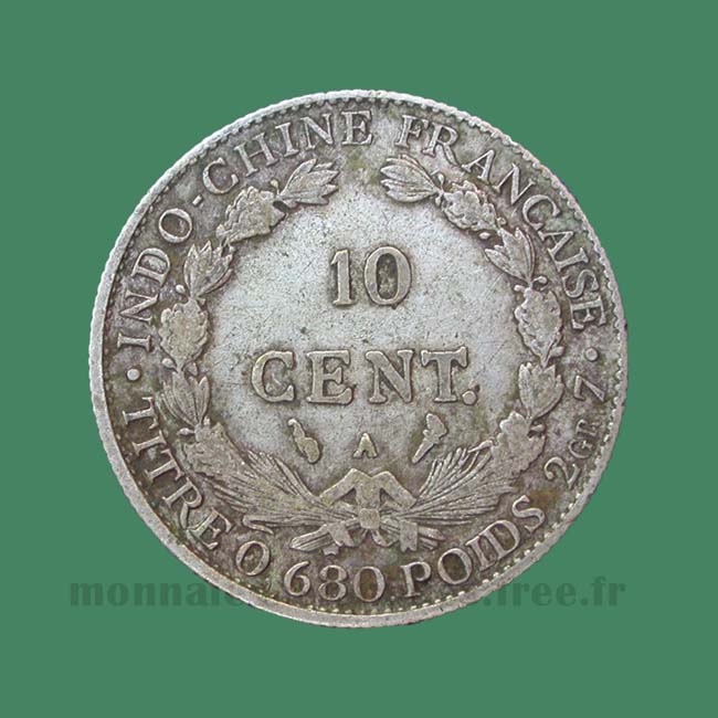 Indochine 10 cents 1922 - French Indo China coin