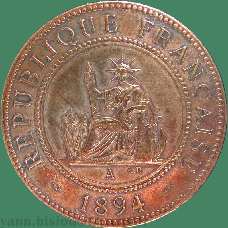 Indochine 1 cent 1894 / Indo China