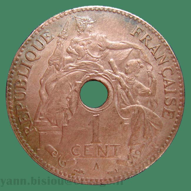 Indochine 1 cent 1896 / Indo China