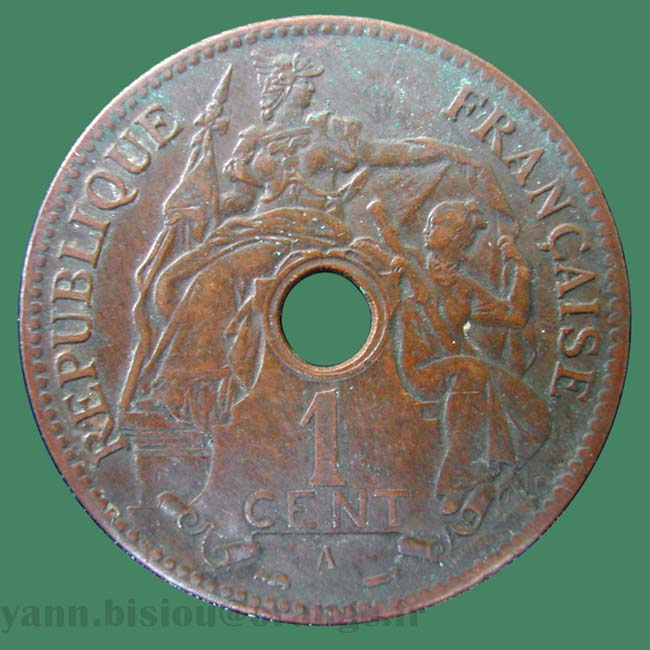 Indochine 1 cent 1896 / Indo China