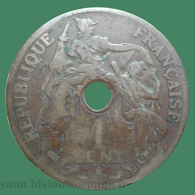Indochine 1 cent 1902 / Indo China