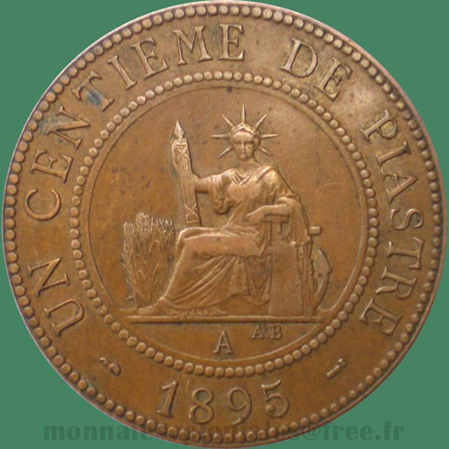 Indochine 1 cent 1895 / Indo China