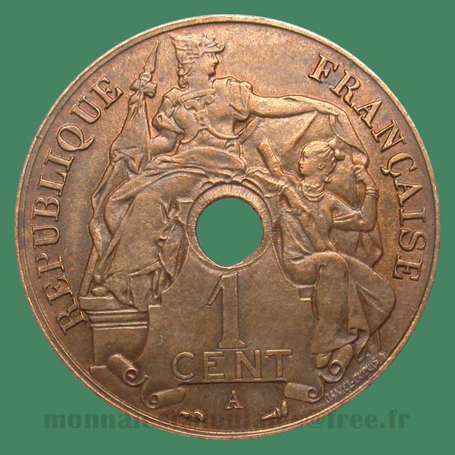 Indochine 1 cent 1919 / Indo China