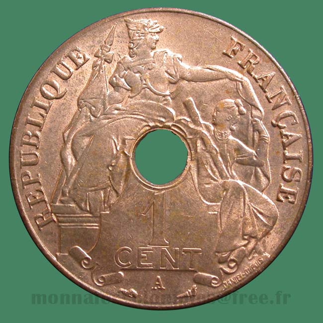 Indochine 1 cent 1919 / Indo China