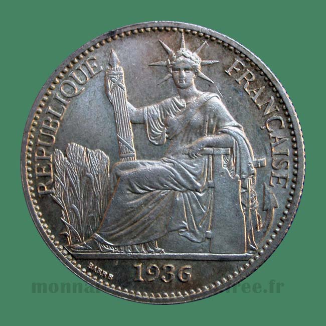 Indochine 50 cents 1936 - French Indo China