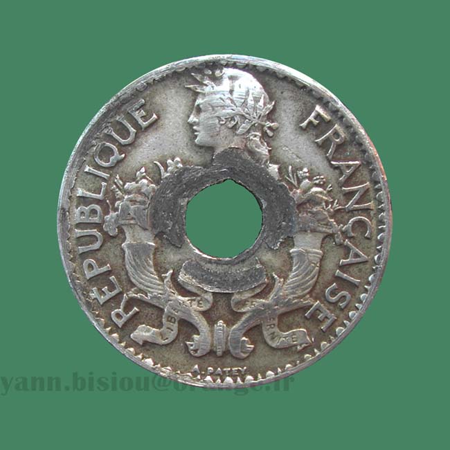 Indochine 5 cents 1924 A - Indo China coin