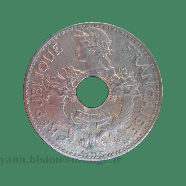 Indochine 5 cents 1930 A - Indo China coin