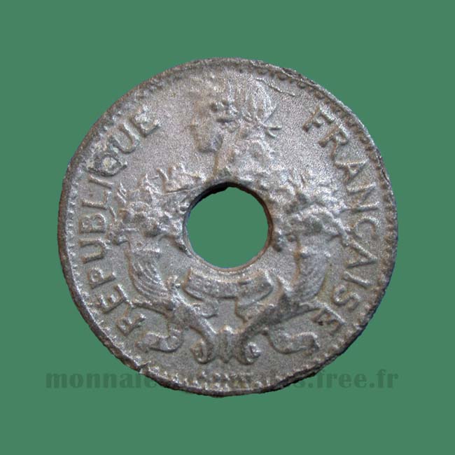 Indochine 5 cents 1939 A faux - Indo China coin