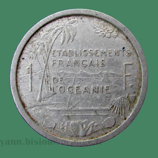 Établissements Français de l'Océanie - 50 centimes 1949