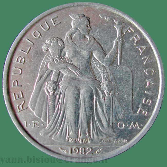 Monnaie - Établissements Français de l'Océanie - 2 Francs 1949 Essai