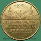 Océanie - Médaille de l'exposition coloniale de 1931