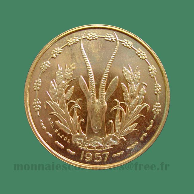 Togo Essai - 10 francs 1957
