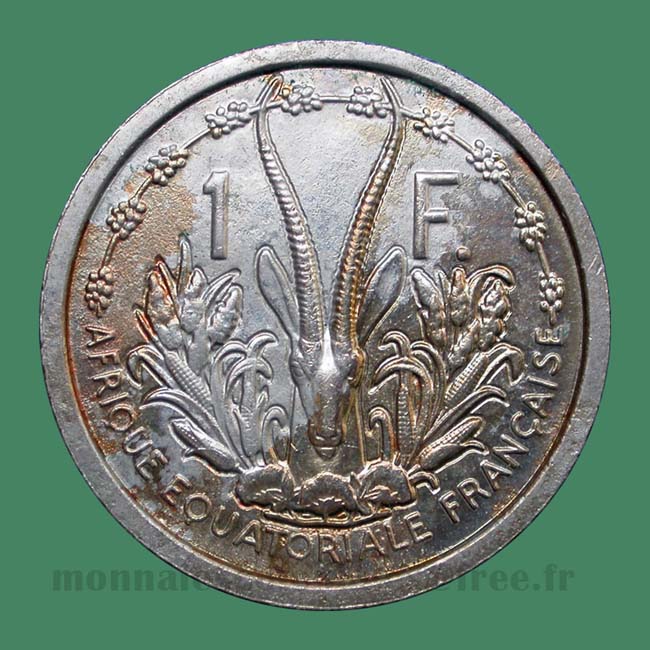 Afrique equatoriale française 1 F 1948 - French Equatorial Africa Pattern