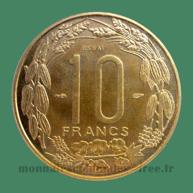 AEF Cameroun 10 Francs 1958 essai - Cameroon