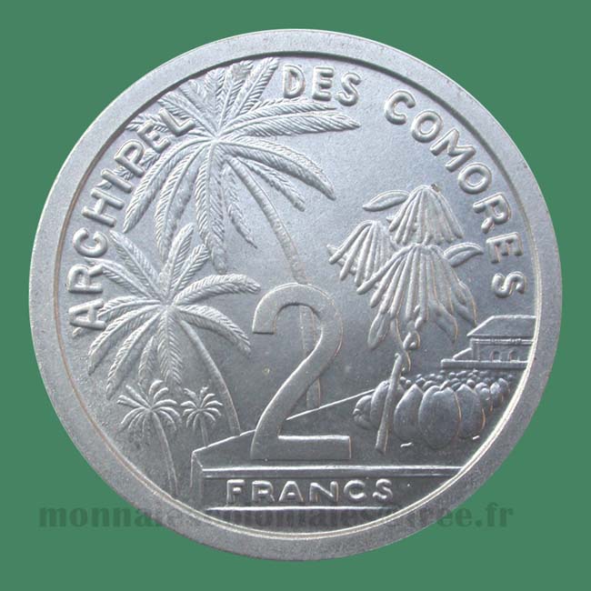 Comores 5 francs 1964 essai - Comoros Island Pattern