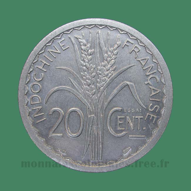 Indochine - ESSAI 20 cents 1945
