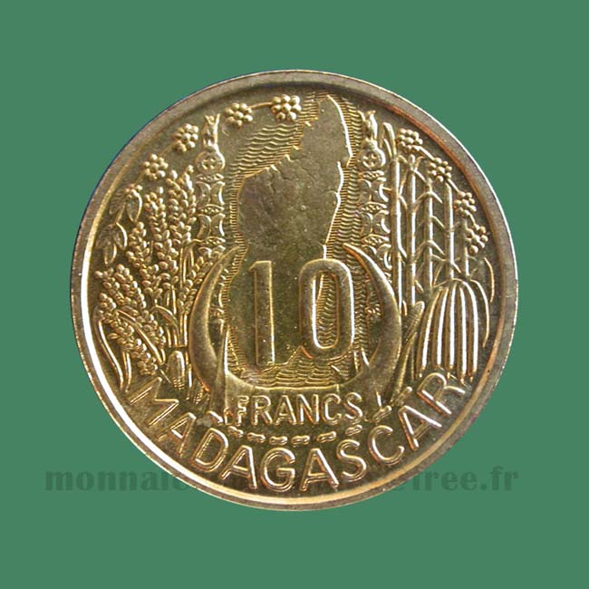 Madagascar - 10 francs 1953 essai