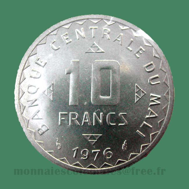 Mali - 10 Francs 1976 - Essai