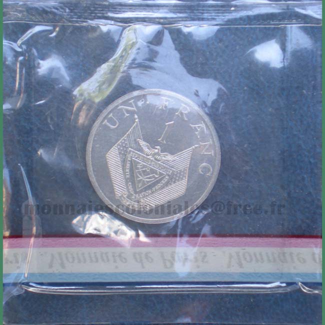 Monnaie - Rwanda 1 Franc 1977 essai