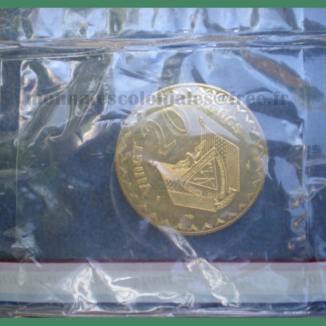 Monnaie - Rwanda 20 Francs 1977 essai