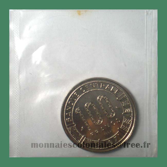 Tchad 100 Francs 1971 essai - Chad pattern probe
