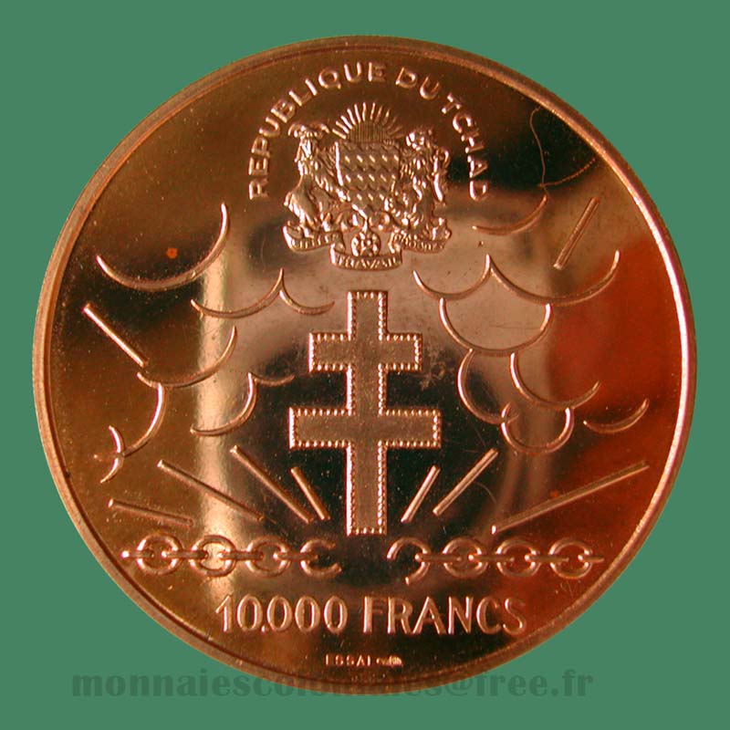 Tchad 10.000 Francs 1960 Essai