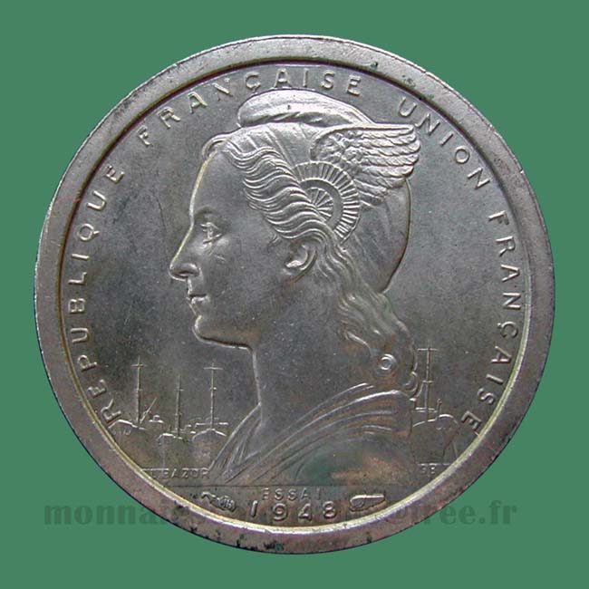 Togo Essai - 1 franc 1948 - Monnaies coloniales françaises