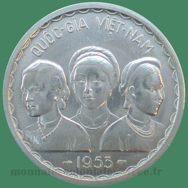Vietnam 50 Xu 1953 essai - Viet Nam Pattern